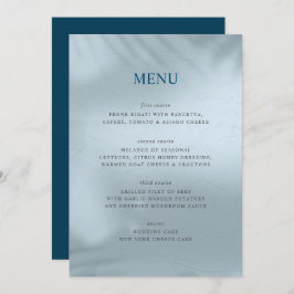 Menü "Water and Ice Elemental" Menükarte