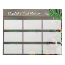 Menü "Weekly Planner Editor"