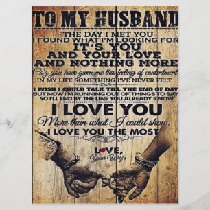 Menu Wife to my Husband Letter Lovely Venin