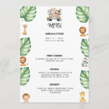 Wild One Jungle Safari Birthday for Boys