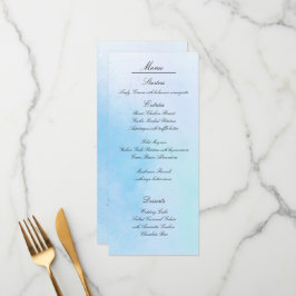 Menükarten "True Love Blue"