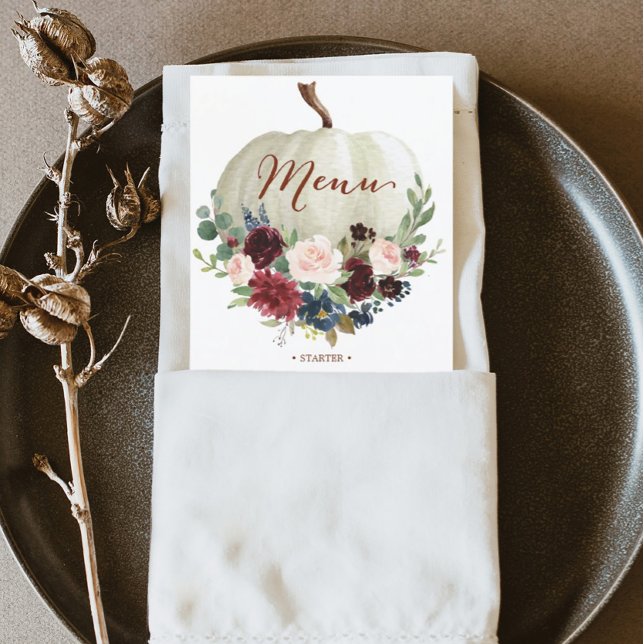 Menus Citrouilles d'automne - (Créateur téléchargé)