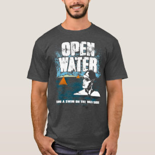 Menx27s Open Water Swimmingpool und Triathlon T-Shirt