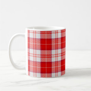 Menzies Red Clan Tartan Scottish Kariert Kaffeetasse