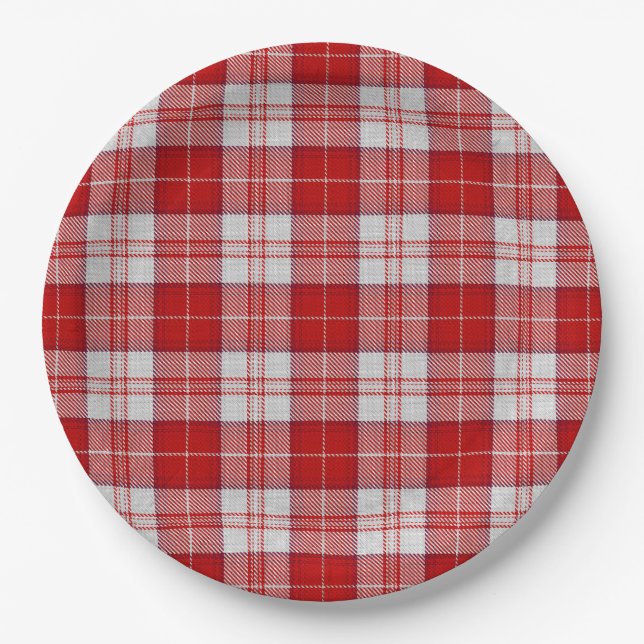 Menzies Red Pappteller (Vorderseite)