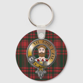 Menzies Tartan & Abzeichen Schlüsselanhänger