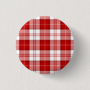 Menzies Tartan kariert Button