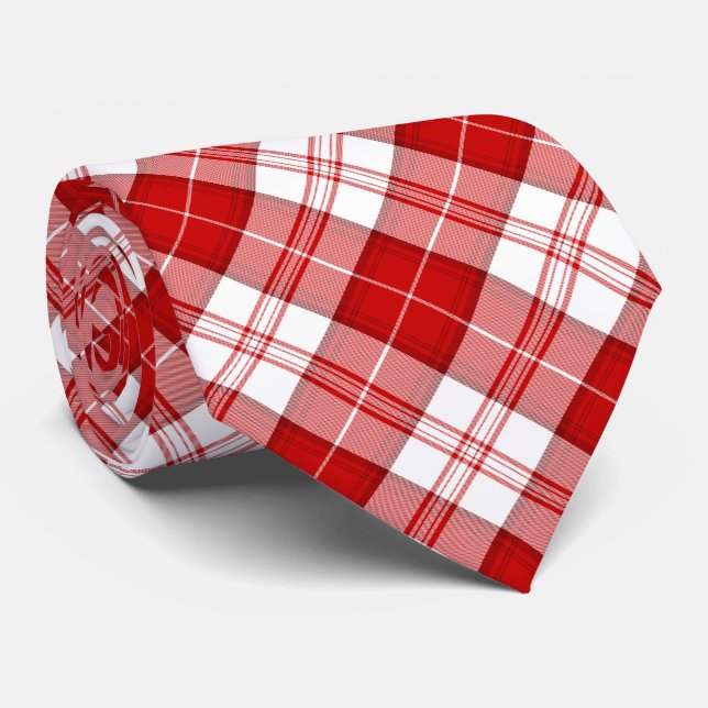 Menzies Tartan kariert Krawatte (Gerollt)