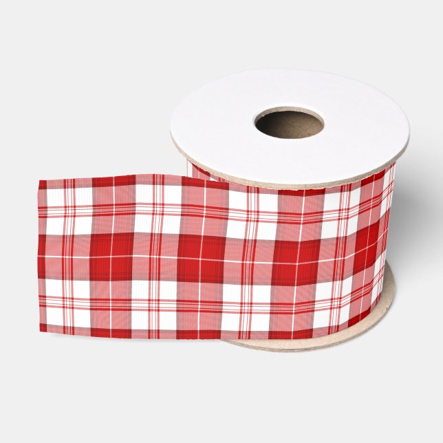 Menzies Tartan kariert Ripsband (Spule)