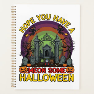 Meon Einige Halloween-Friedhofstor-Monster-Kürbis Planer