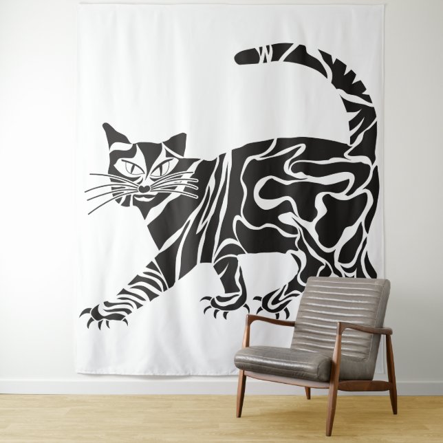 Meoow Tapestry Wandteppich (Beispiel)