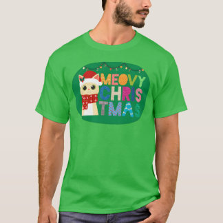 Meovy Christmas Vintag T-Shirt