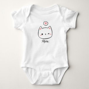 Meow Baby Strampler