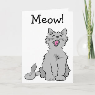 Meow : Bonne carte d'anniversaire