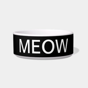 Meow Cat Bowl Napf