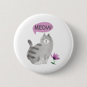 Meow Cat Button