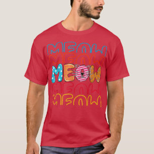 Meow Cat Funny Cats Mama und Cat Vater T-Shirt