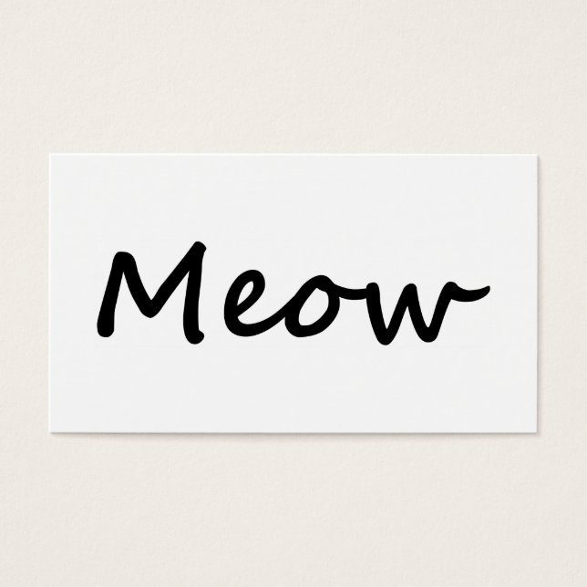 Meow Cat Kitty Voice Meining Kitten Neko Calling (Vorderseite)
