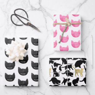 Meow Cats Geschenkpapier Set