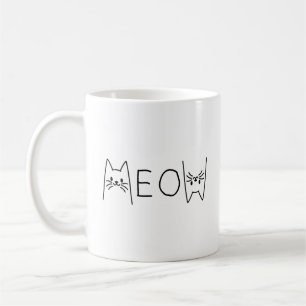 MEOW CATS KAFFEETASSE