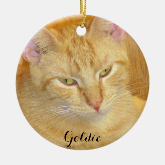 Meow Cats Keramik Ornament (Vorne)