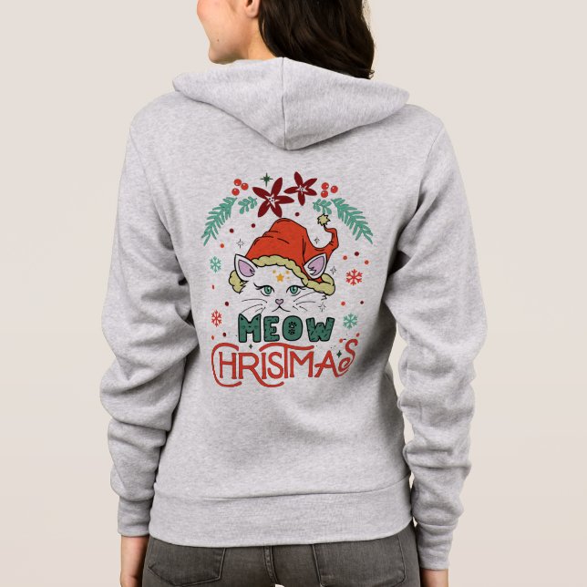 Meow Christmas Hoodie (Rückseite)