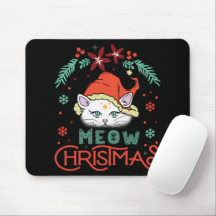 Meow Christmas Mousepad