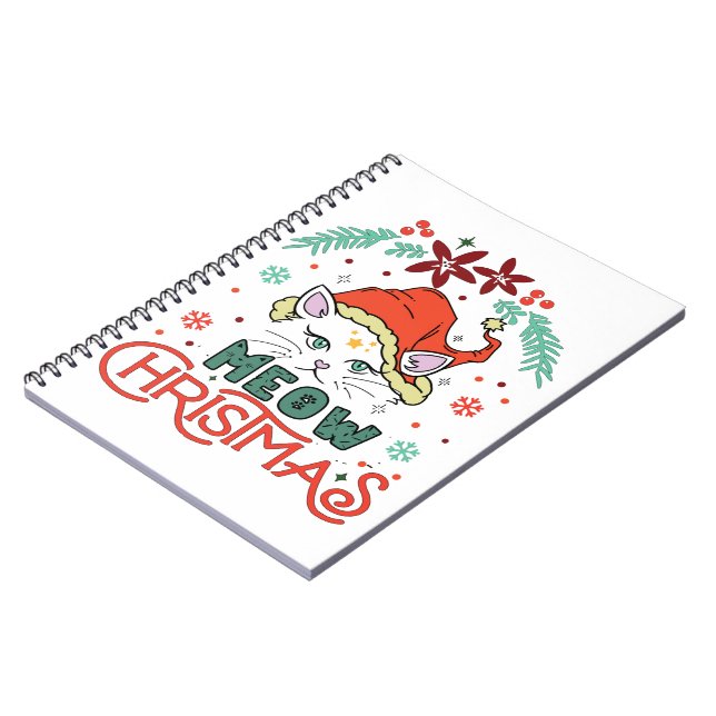 Meow Christmas Notizblock (Linke Seite)
