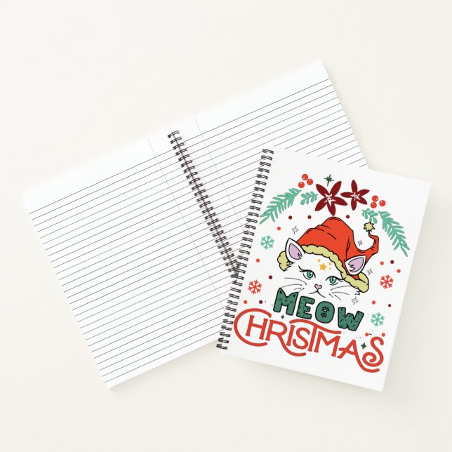 Meow Christmas Notizbuch (Innenseite)