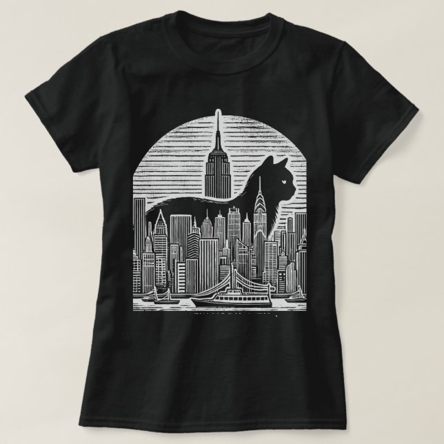 Meow City T-Shirt (Design vorne)