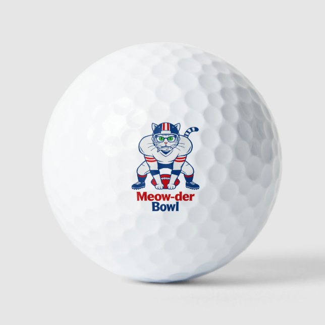 Meow-der Bowl  Golfball (Vorderseite)