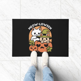 Meow - Festivals Halloween Cat Design Fußmatte