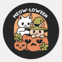 Meow - Festivals Halloween Cat Design