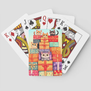 Meow Geschenk Geburtstagsturm Spielkarten