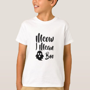 Meow-I Gemein Boo-catoween-halloween-lustig T-Shirt