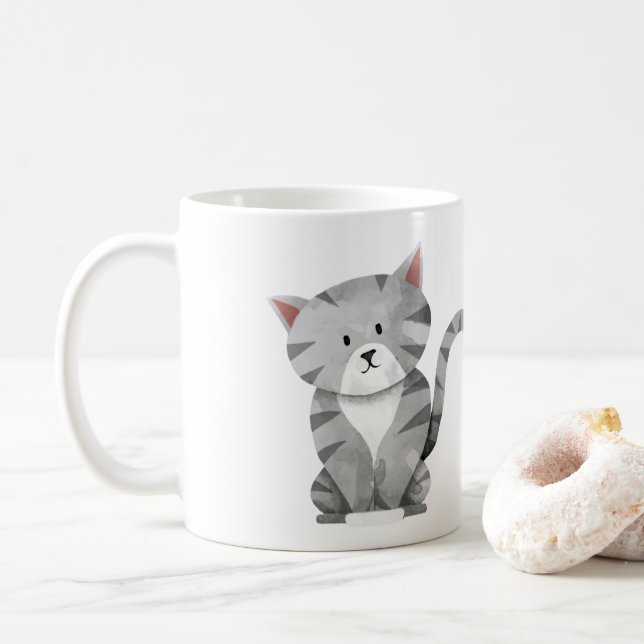 Meow Kaffeetasse (Mit Donut)