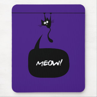 Meow Kitty lila mousepad 2