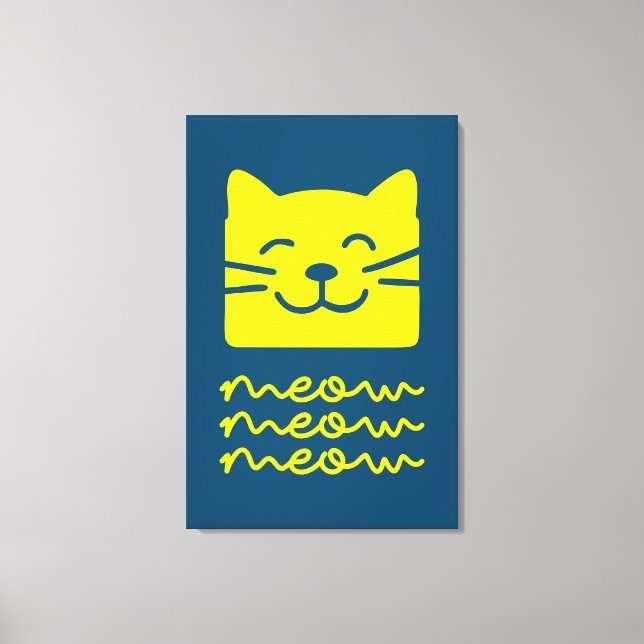 Meow Leinwanddruck (Vorderseite)