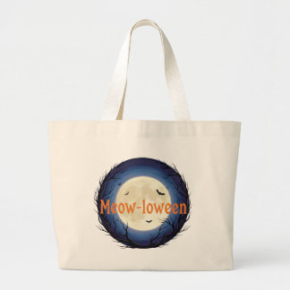 "Meow-loween Magic"-Tasche Jumbo Stoffbeutel