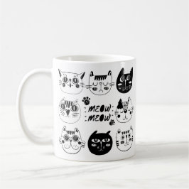 Meow, Meow  Mug - Purrfect Gift for a Cat Lover Kaffeetasse