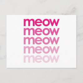 Meow Meow Postkarte