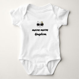 Meow Meowkönigreich! Baby Strampler