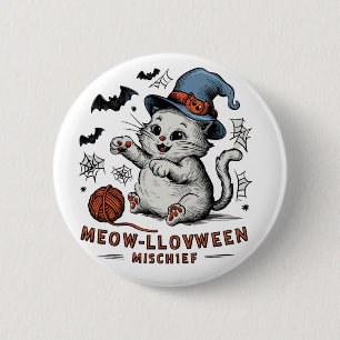 Meow Mischief Button