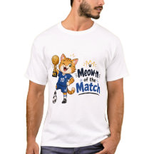 Meow-n des Spiels Fußball-Katz-Shirt