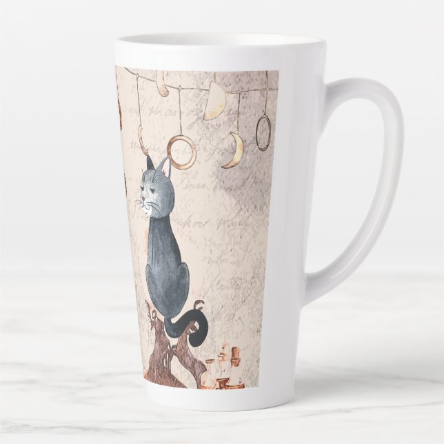 Meow Niedlich Magic School Chat Milchtasse (Rechts)