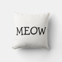 MEOW, Oreiller à jet de coton