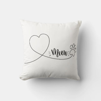 Meow , pillow for cat owners kissen