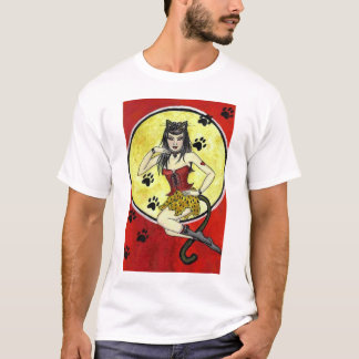 Meow - PinUp-Mädchen - SHIRT