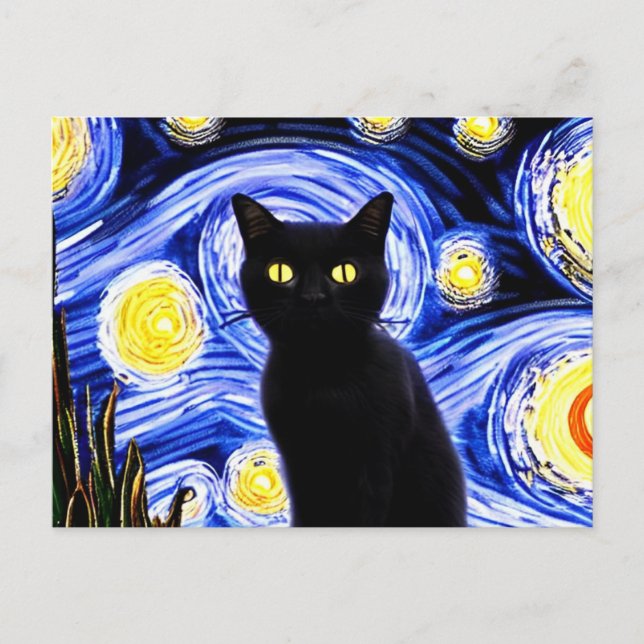 Meow Postcard Postkarte (Vorderseite)