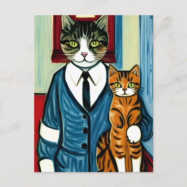 Meow Postcard Postkarte (Vorderseite)